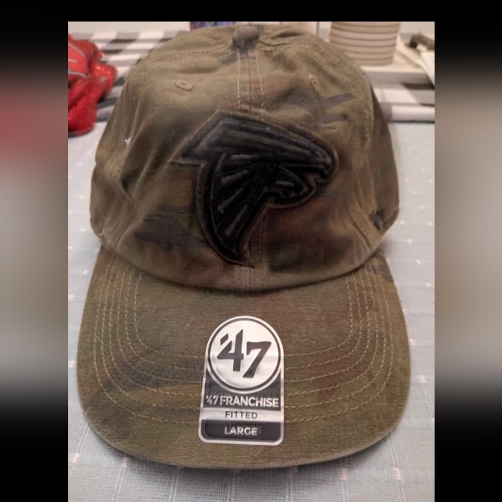 47 Brand Camouflage Hat with Black Logo